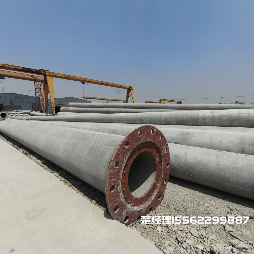 西湖12米无拉线电杆